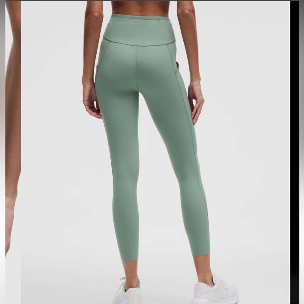 NWT New LULULEMON Fast & Free HR High Rise Tight 25” Legging Crater Blue CRBU 0